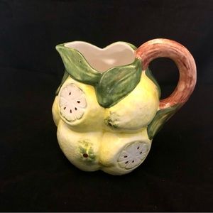 Ceramiche di Bassano Italian Lemon Pitcher